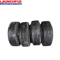 12x4 1/2x8 Heavy Duty Olympic - Runner Smooth Cushion Forklift Tires