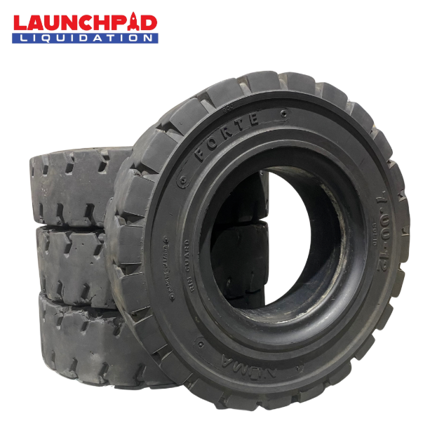 4pcs 7.00 - 12  Tires Numa Forte Forklift Heavy Duty Industrial Tires  (Used)